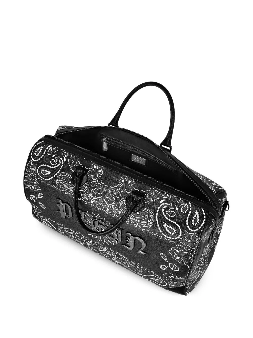 Cheap Philipp Plein logo-print leather tote bag Men 0124