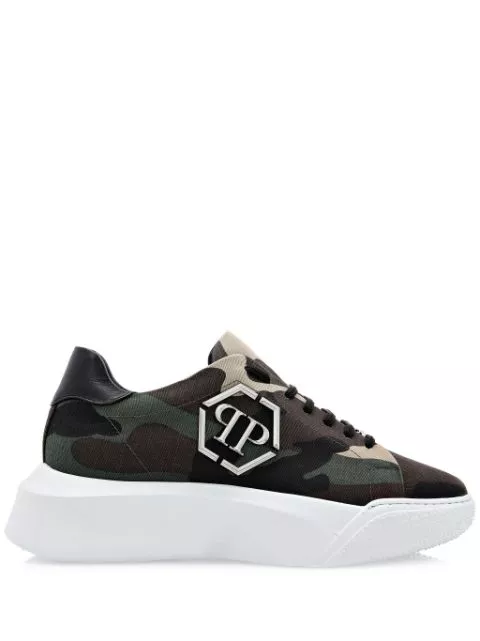 Affordable Philipp Plein Godzilla leather sneakers Men 0129