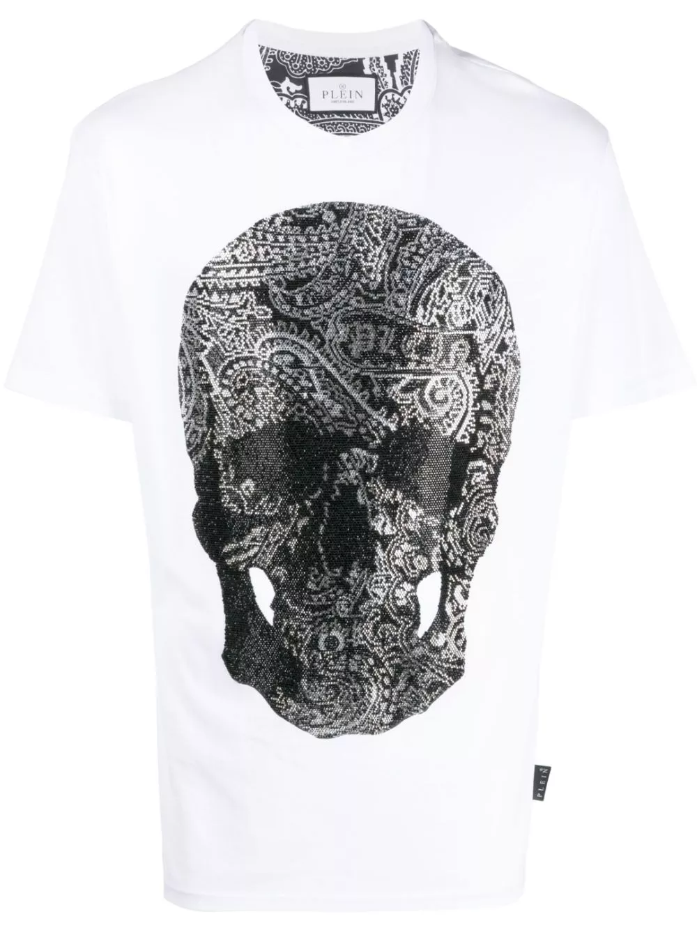 Cheap Philipp Plein skull-print cotton T-shirt Men 0130