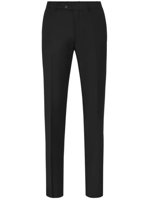 Cheap Philipp Plein straight-leg wool-blend trousers Men 0131