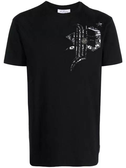 Affordable Philipp Plein graphic-print short-sleeved T-shirt Men 0131