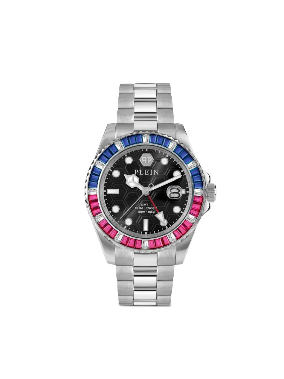 Affordable Plein Baguettes 44mm Challenger Men GMT-I Philipp 0220