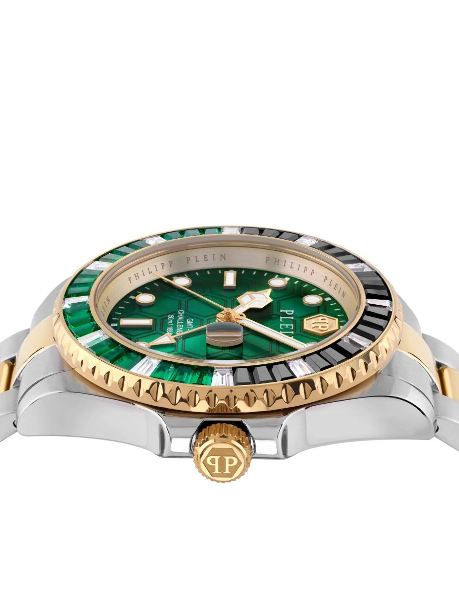 Affordable Plein Baguettes 44mm Men Challenger GMT-I Philipp 0308