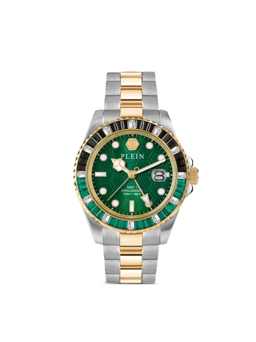 Affordable Plein Baguettes 44mm Men Challenger GMT-I Philipp 0308