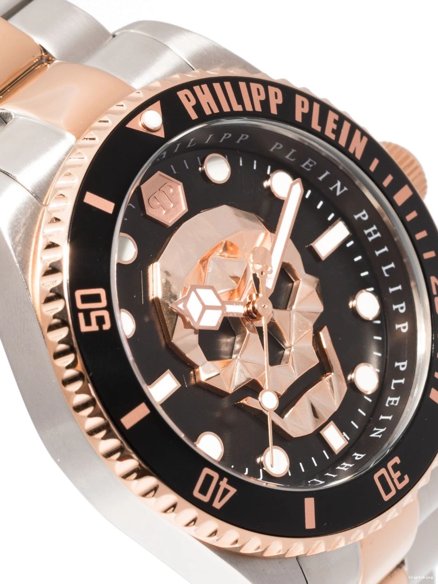 Cheap Plein The Men 44mm Diver $kull Philipp 0306