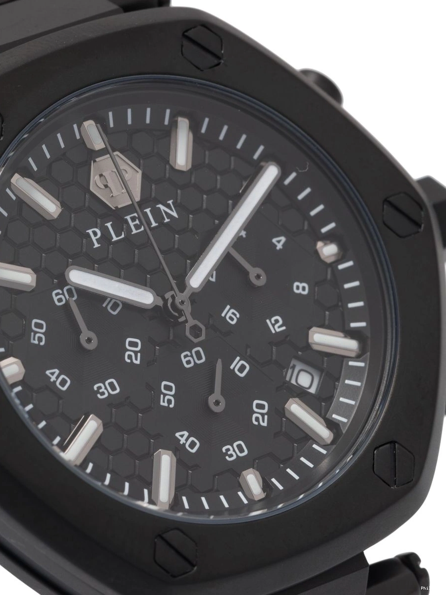 Affordable 42mm Philipp Men Plein Hexagon 0304